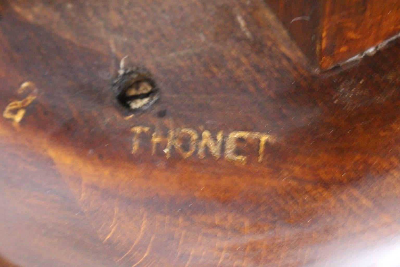 Art Deco Walnut Side Table or Coffee Table by Josef Frank for Thonet, circa 1925 In Good Condition For Sale In Vienna, AT