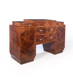 Art déco-Sideboard aus Nussbaumholz, ca. 1930er Jahre