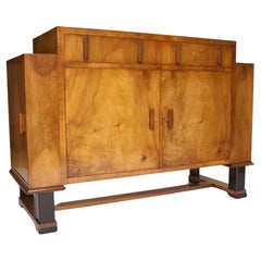 Art Deco Walnut Sideboard circa 1930s