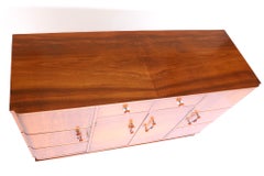 Art Deco Walnut & Sycamore Sideboard
