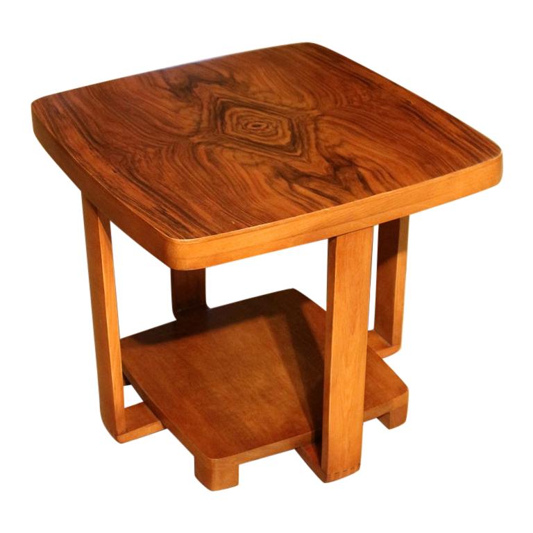 Art Deco Walnut Table