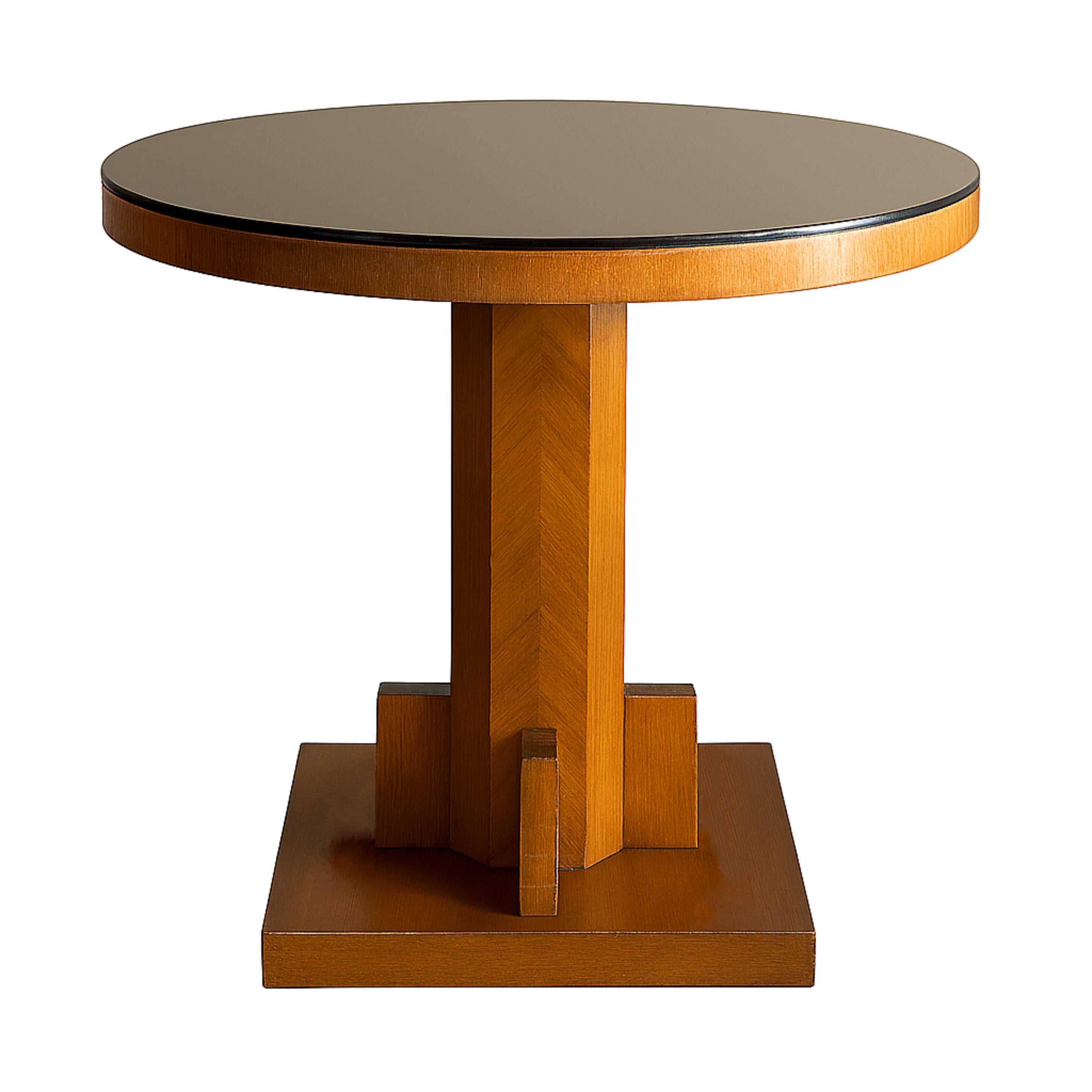 Pedestal de mesa Art Decó de nogal, Siglo XX en Bastante bueno estado para la venta en Lisbon, PT