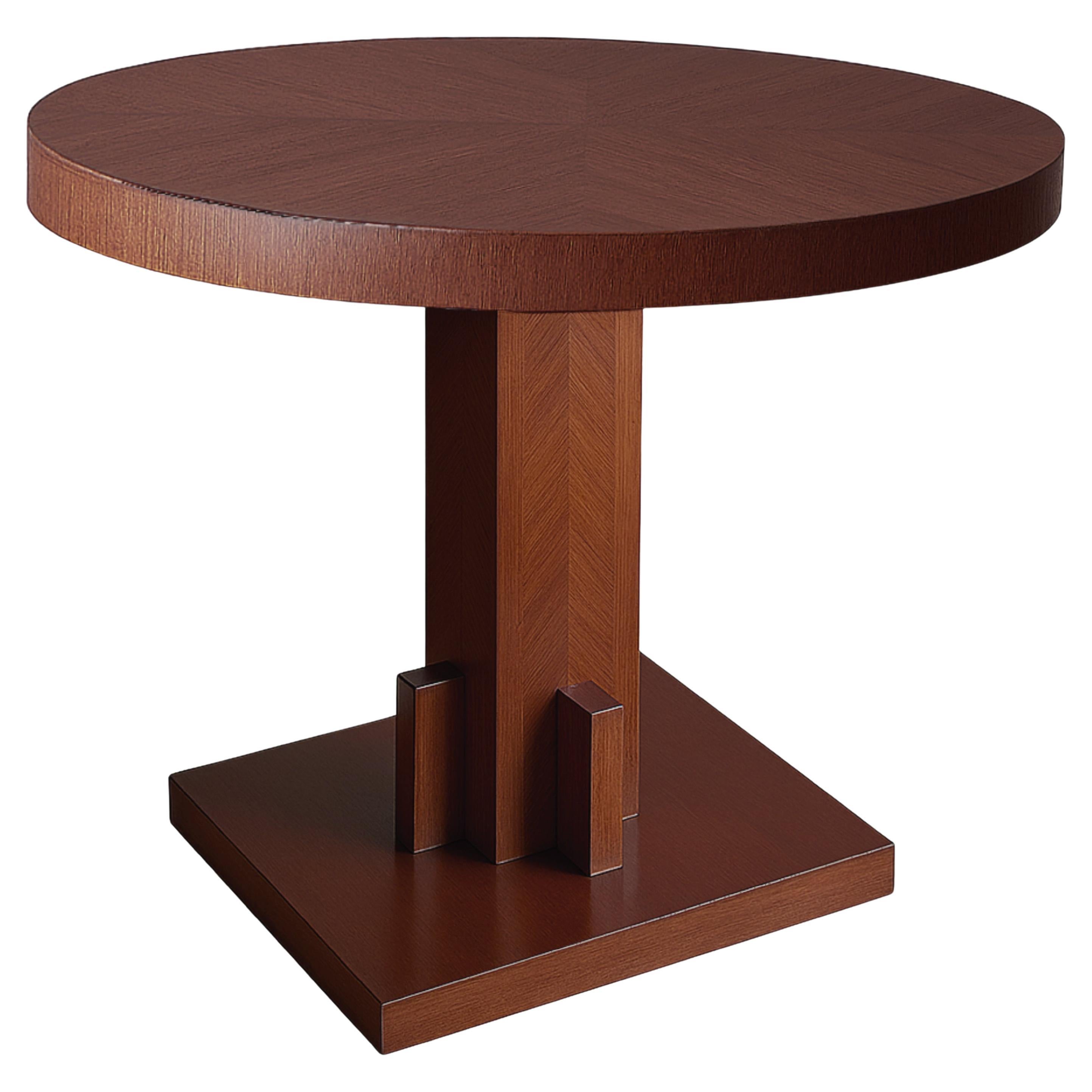 Piédestal de table Art Déco en noyer, 20e siècle en vente