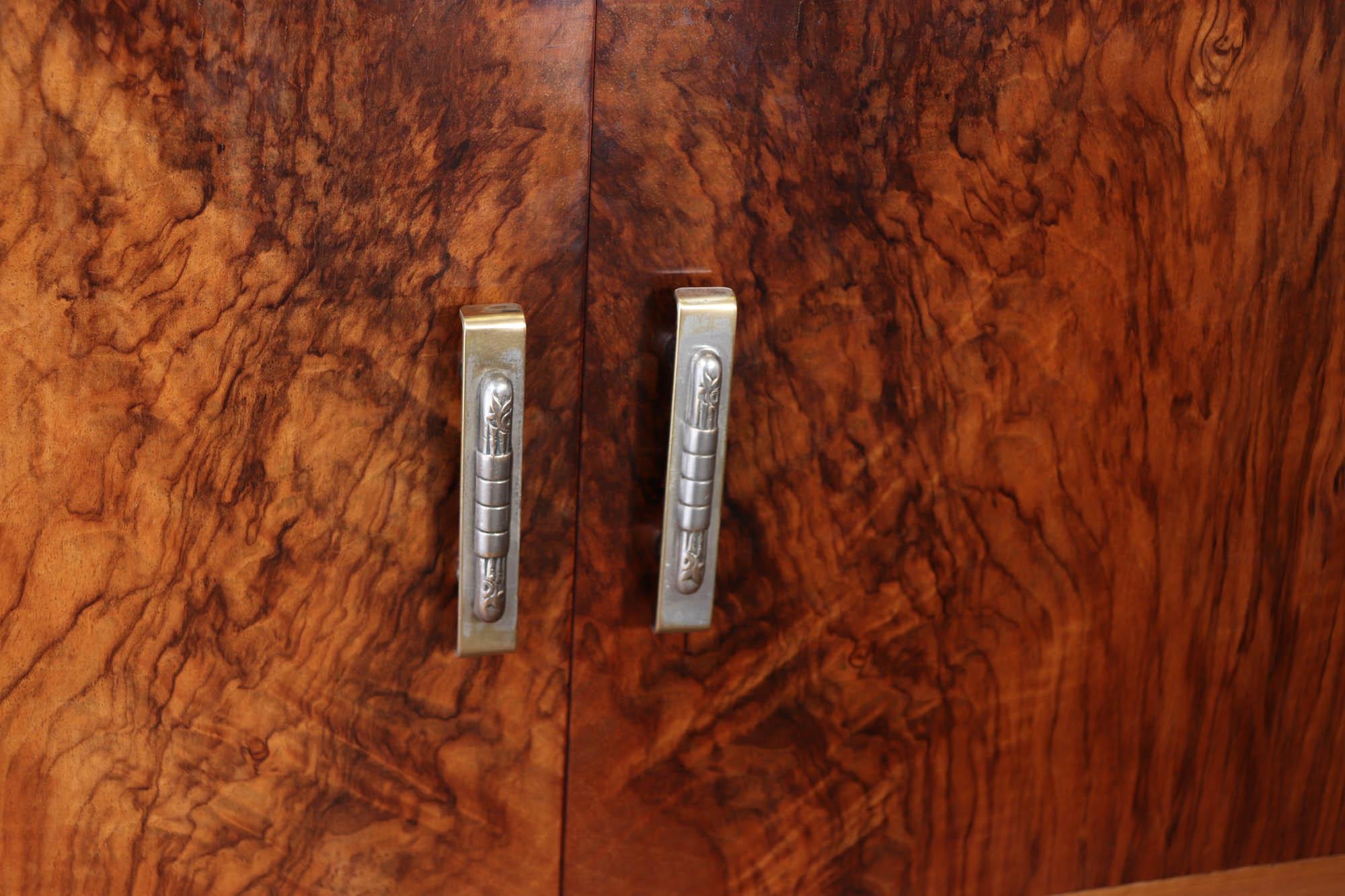 Art Deco Walnut Tallboy c1930 3