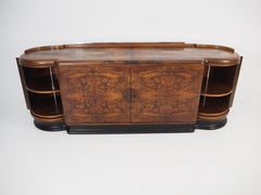 Art Deco Walnut Veneer Buffet by Jindřich Halabala