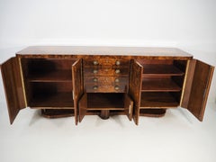 Art Deco Walnut Veneer Buffet