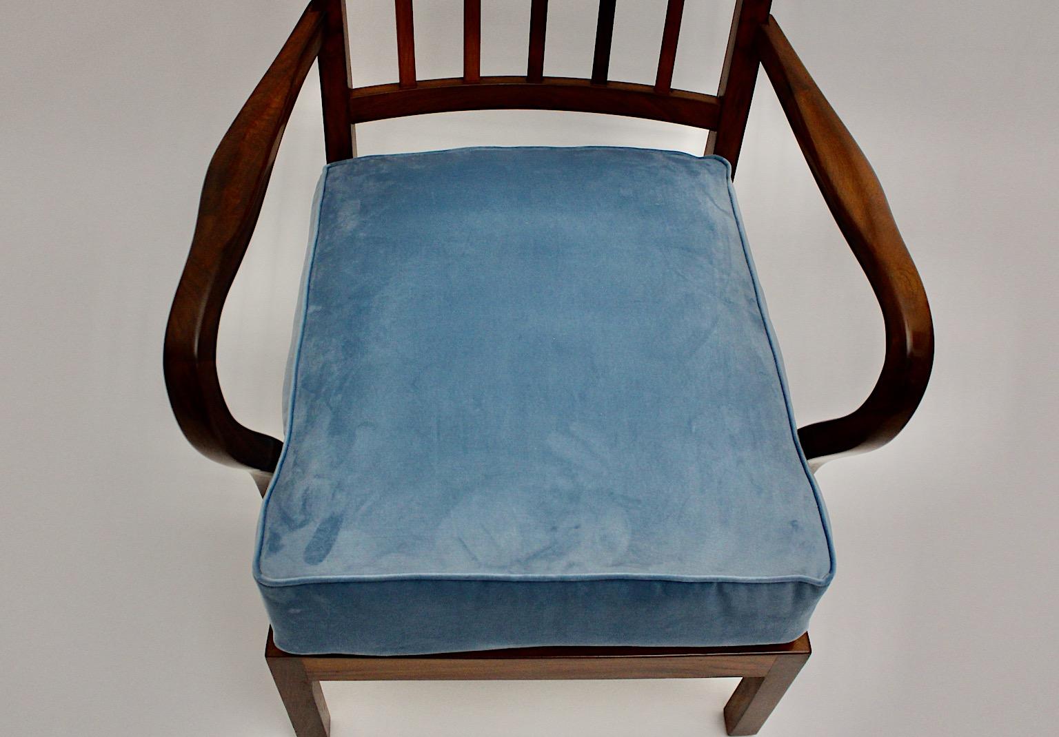 Art Deco Walnut Vintage Lounge Chair Armchair Attr. Oswald Haerdtl 1930s Vienna For Sale 8