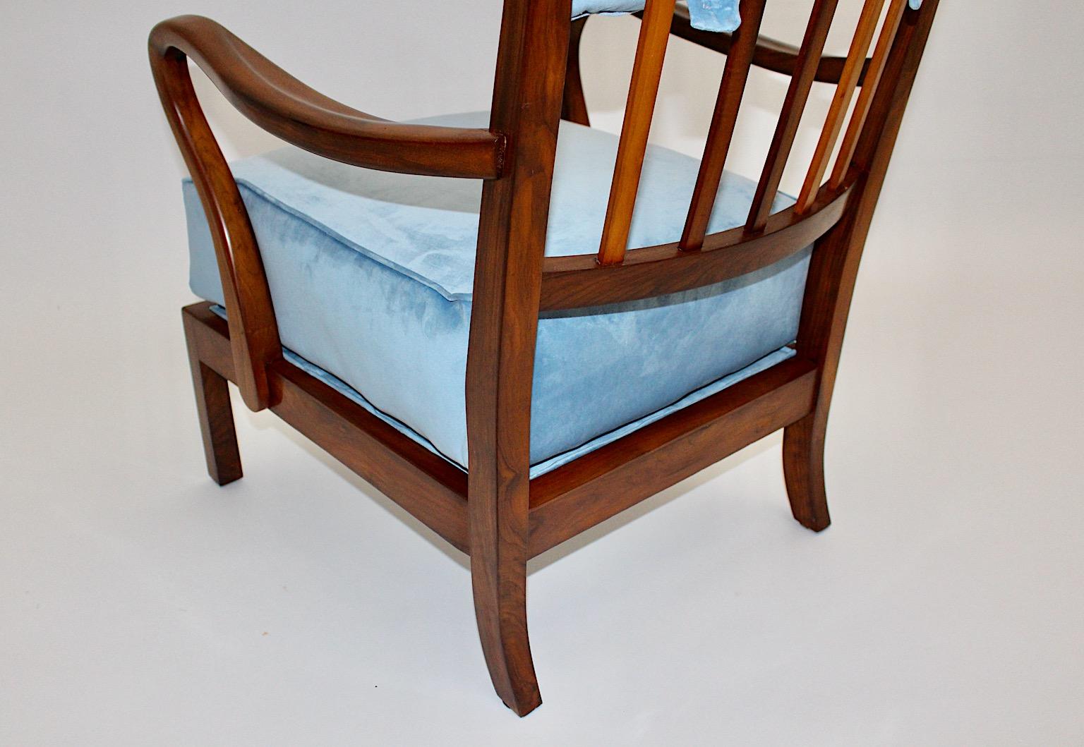 Art Deco Walnut Vintage Lounge Chair Armchair Attr. Oswald Haerdtl 1930s Vienna For Sale 3