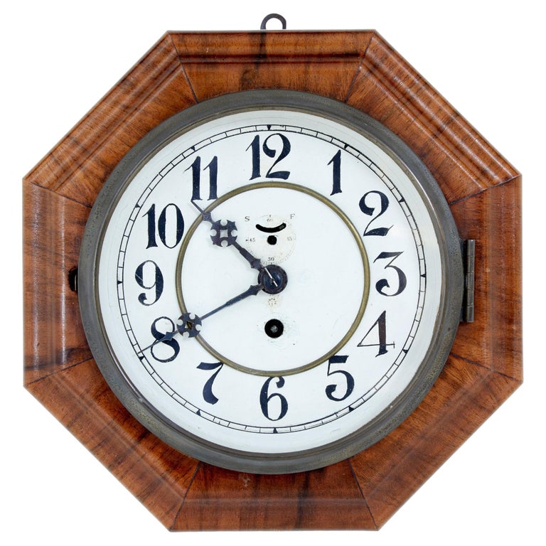 Horloge Murale Art Déco Ergocar – Porcelaine/cristal, Mouvement Silencieux (<15 DB), Cadran 3D, Sans Trace Au Mur – Pour Salon, Chambre, Bureau