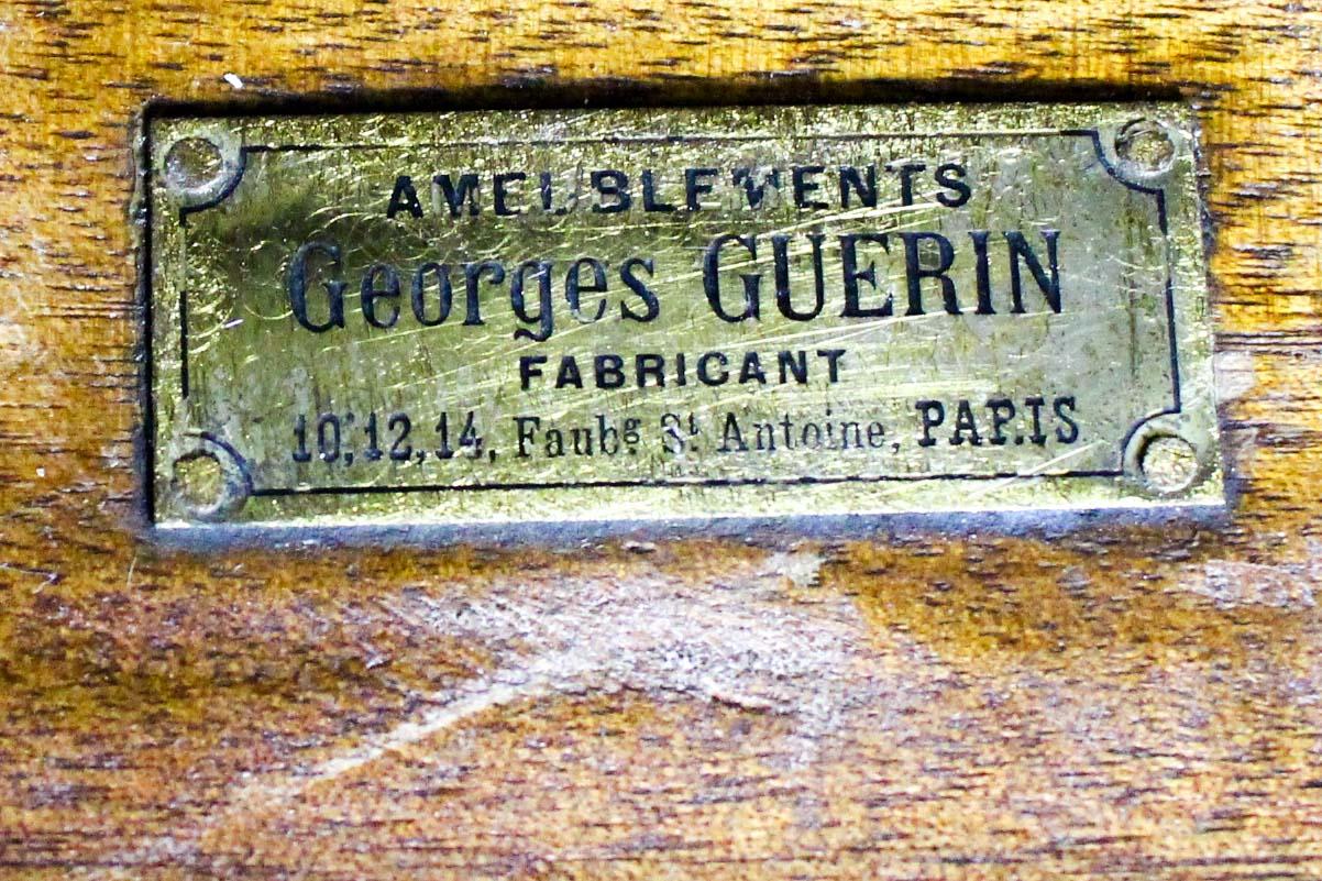 Armoire Art Déco en noyer par Guerin, Paris, 1920 2