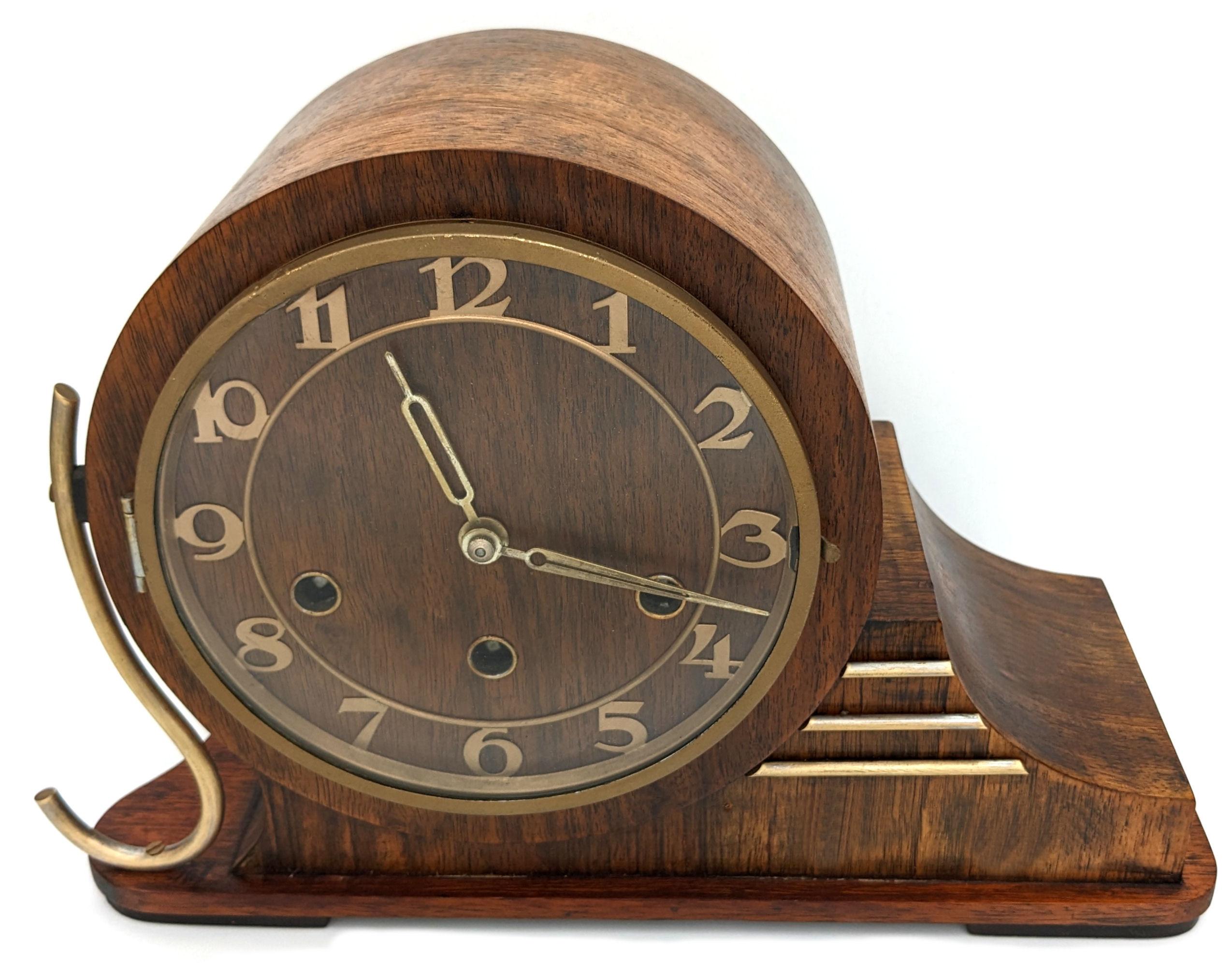 vintage westminster chime mantel clock