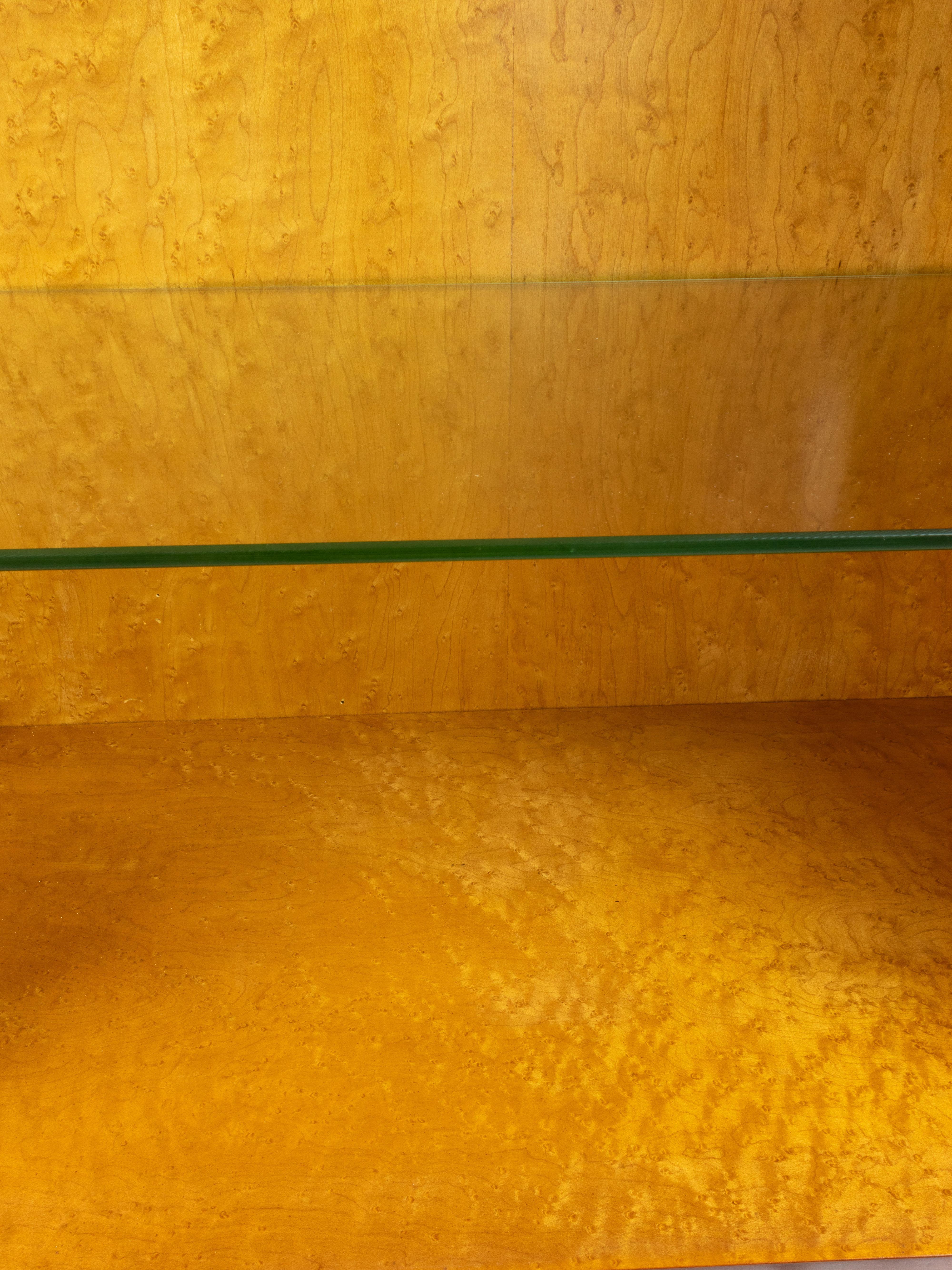 Cabina Art Decó de Madera de Nogal con Detalles de Cobre en venta 5