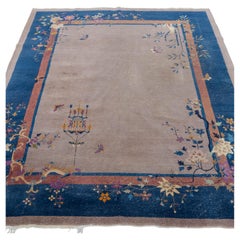 Art Deco Walter Nichols Chinese Mushroom Carpet 12
 x 9
 C1920 (363x276cm Rug)