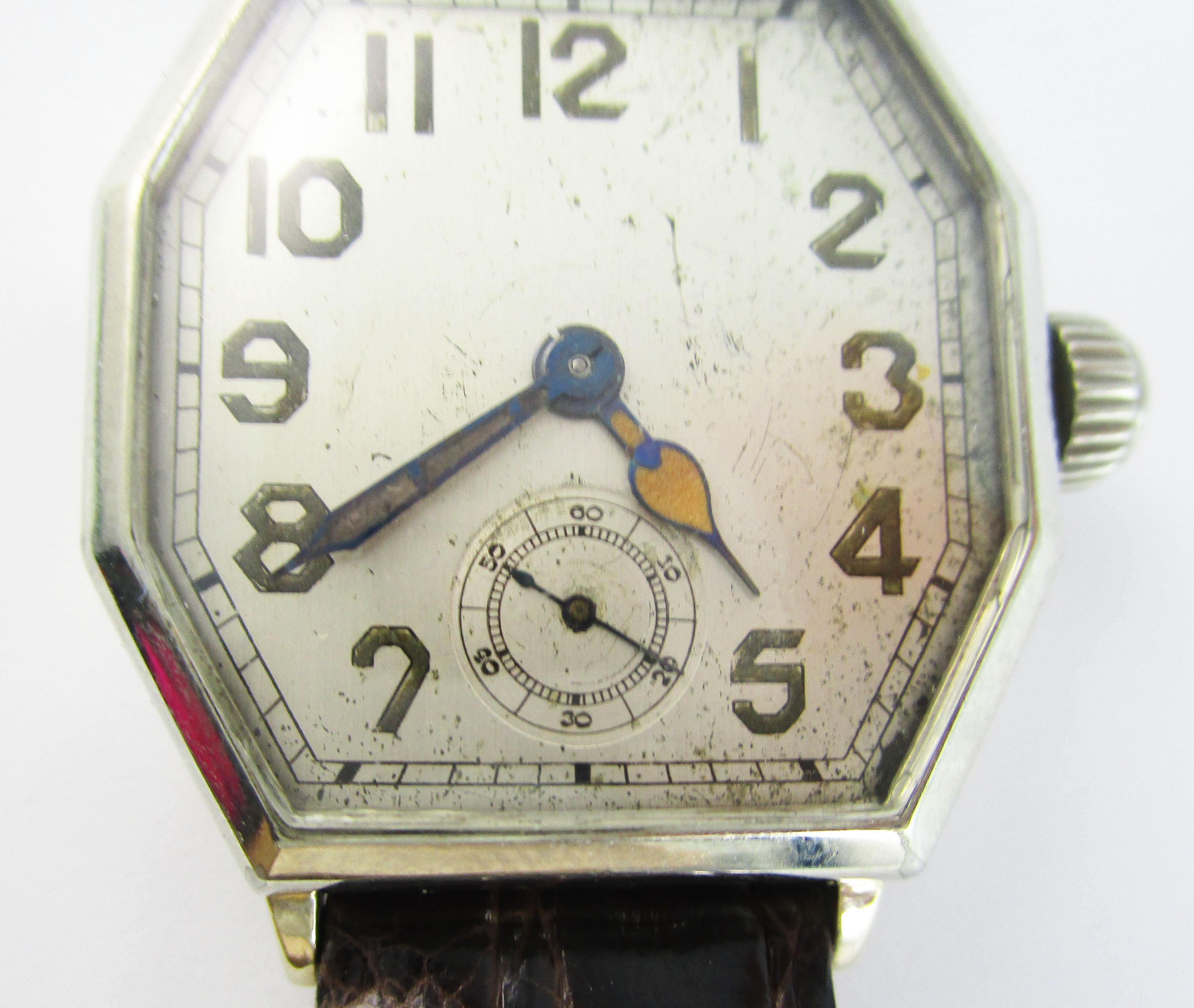 waltham art deco watch