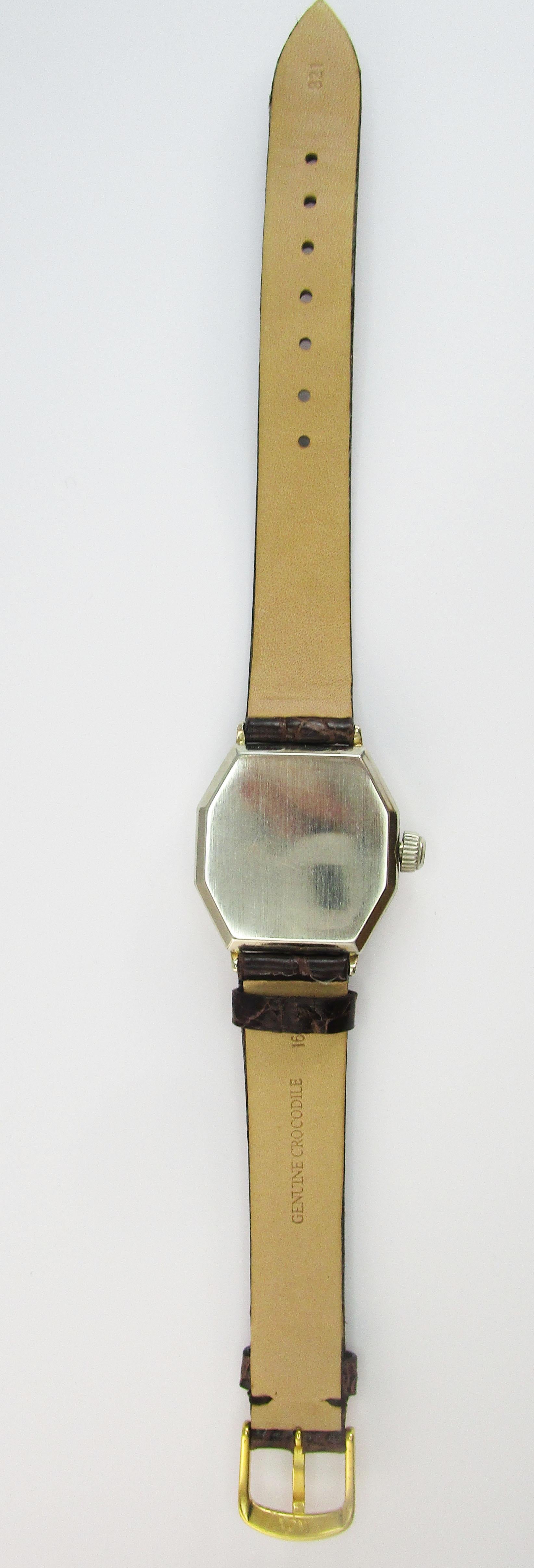 waltham octagon wrist watch