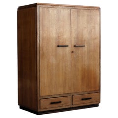 Art Deco wardrobe  cabinet  1940s