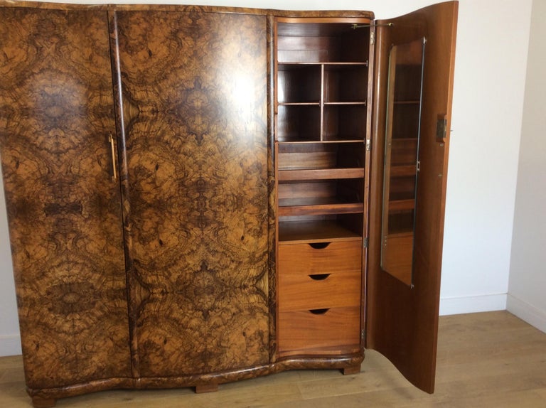 Art Deco Wardrobe at 1stDibs