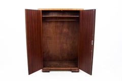 Art Deco Wardrobe, Poland, 1950s, After Renovation