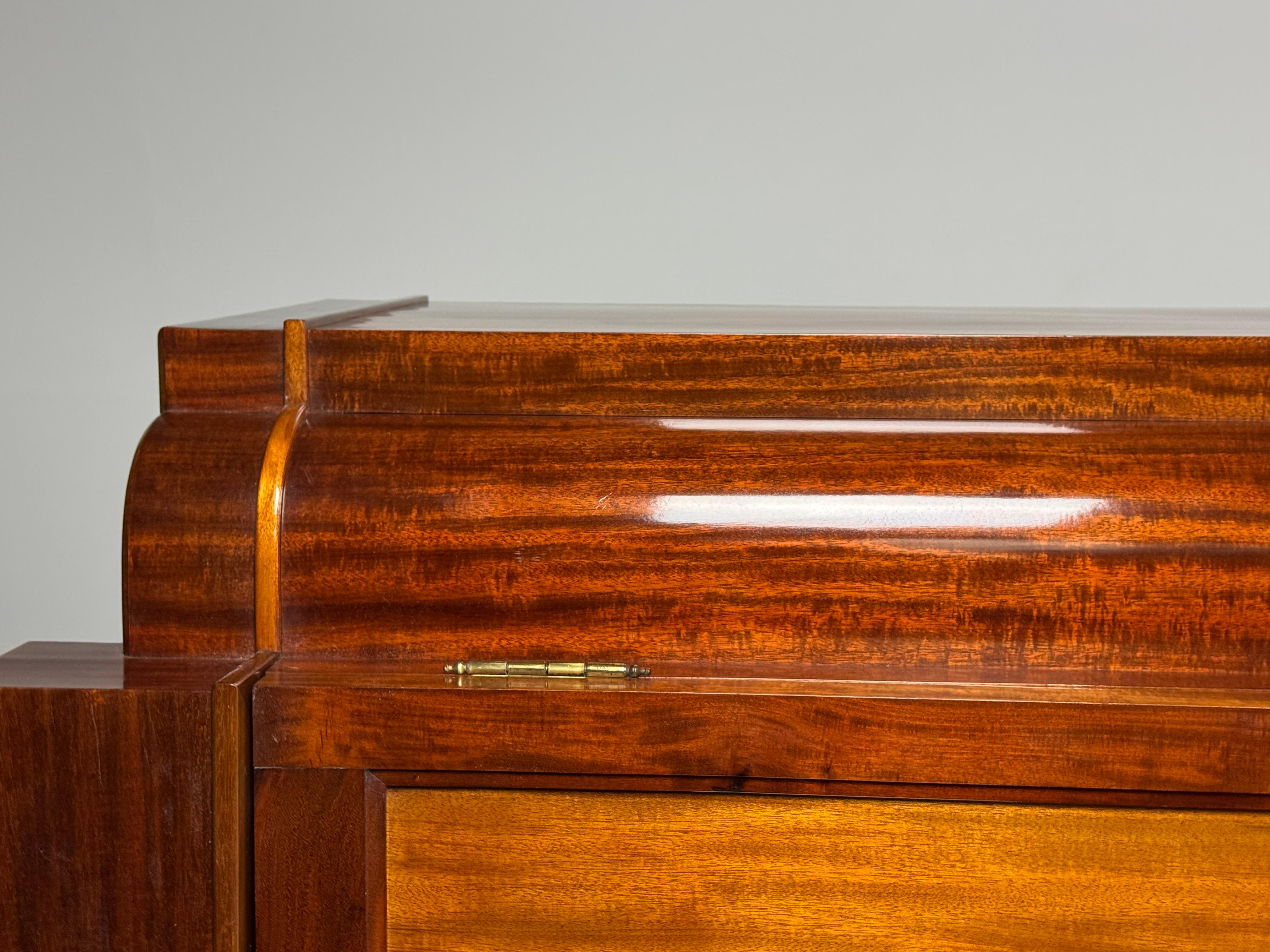 Armadio Art Deco con specchi in vendita 13