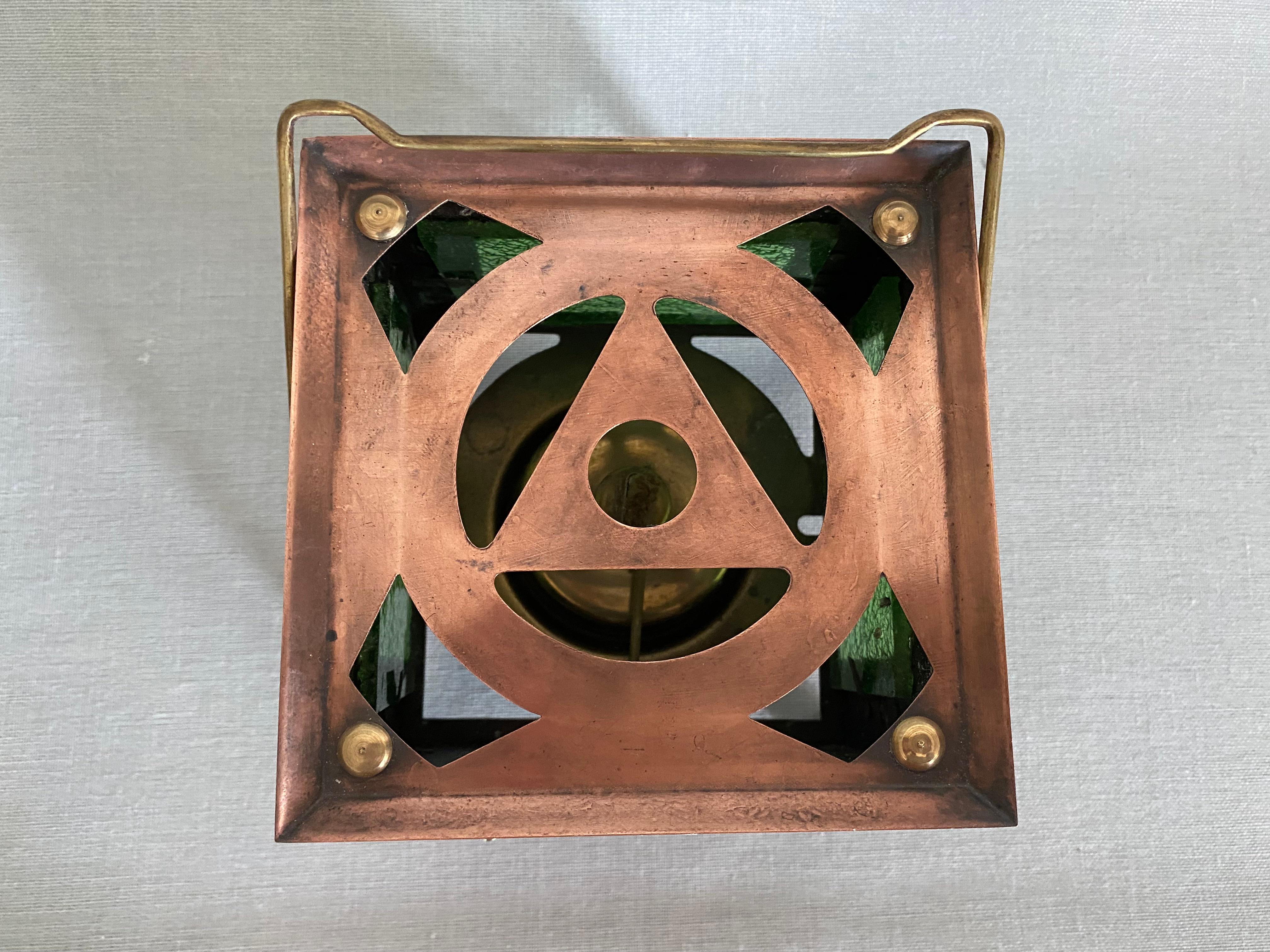 Art Deco Warmer WMF, Copper, Brass Art Nouveau in the Manner of Jan Eisenlöffel For Sale 4