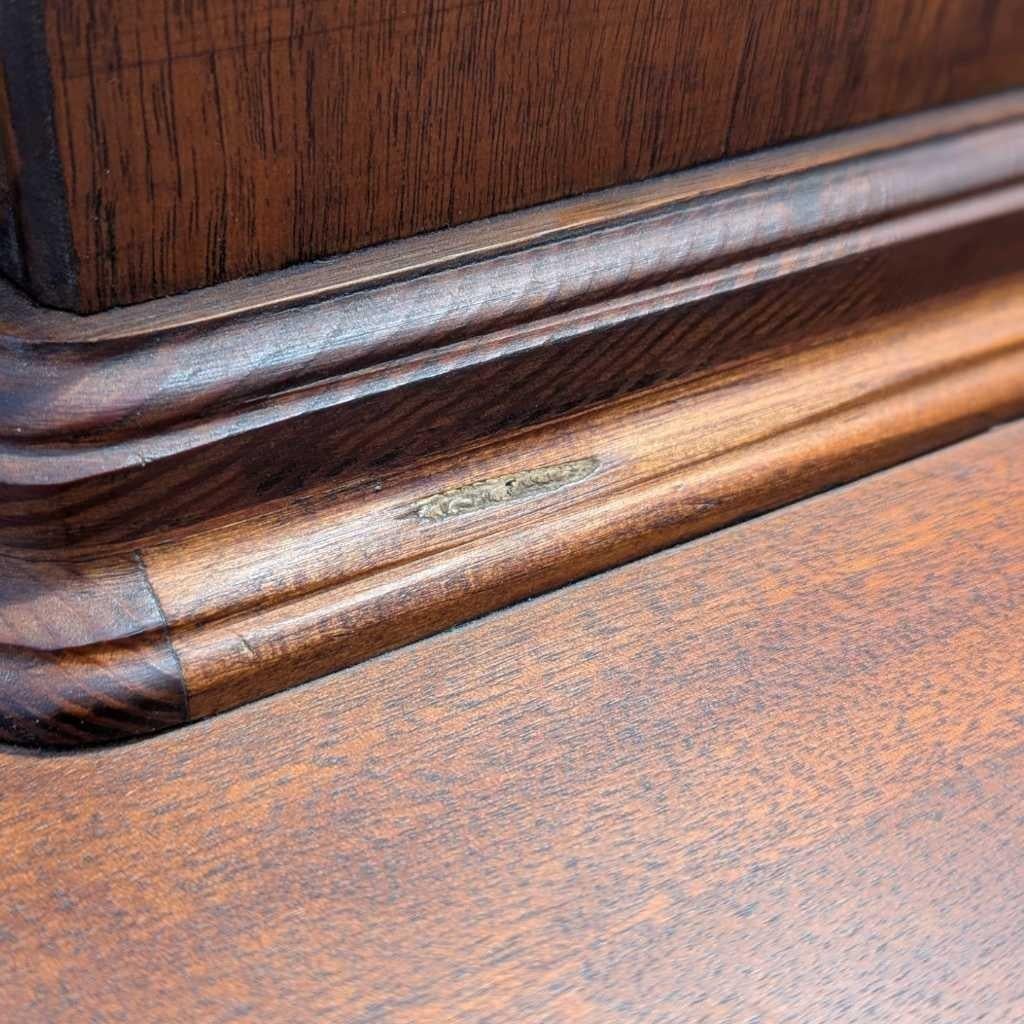Cassettiera a cascata Art Deco, cassettone in Wood con specchio, anni '30 in vendita 10