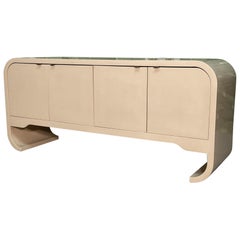 Art Deco Waterfall Credenza in the Manner of Karl Springer