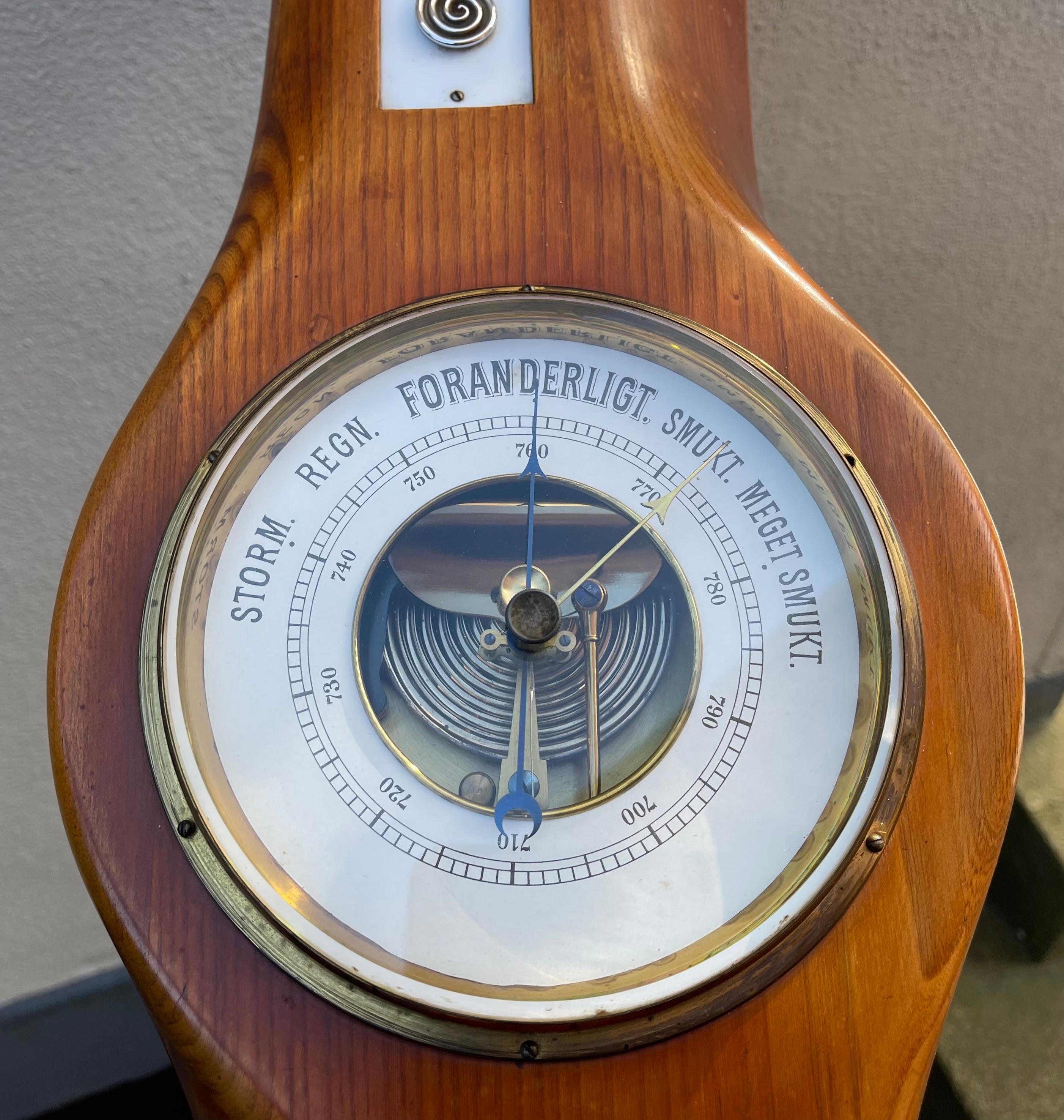 Station météo Art déco fabriquée à partir d'un hélicoptère d'avion en bois, années 1930 en vente 2