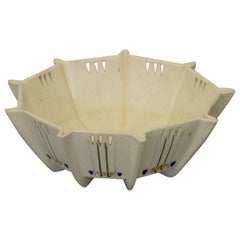 Art Deco Weller Bowl with Pierced Decoration