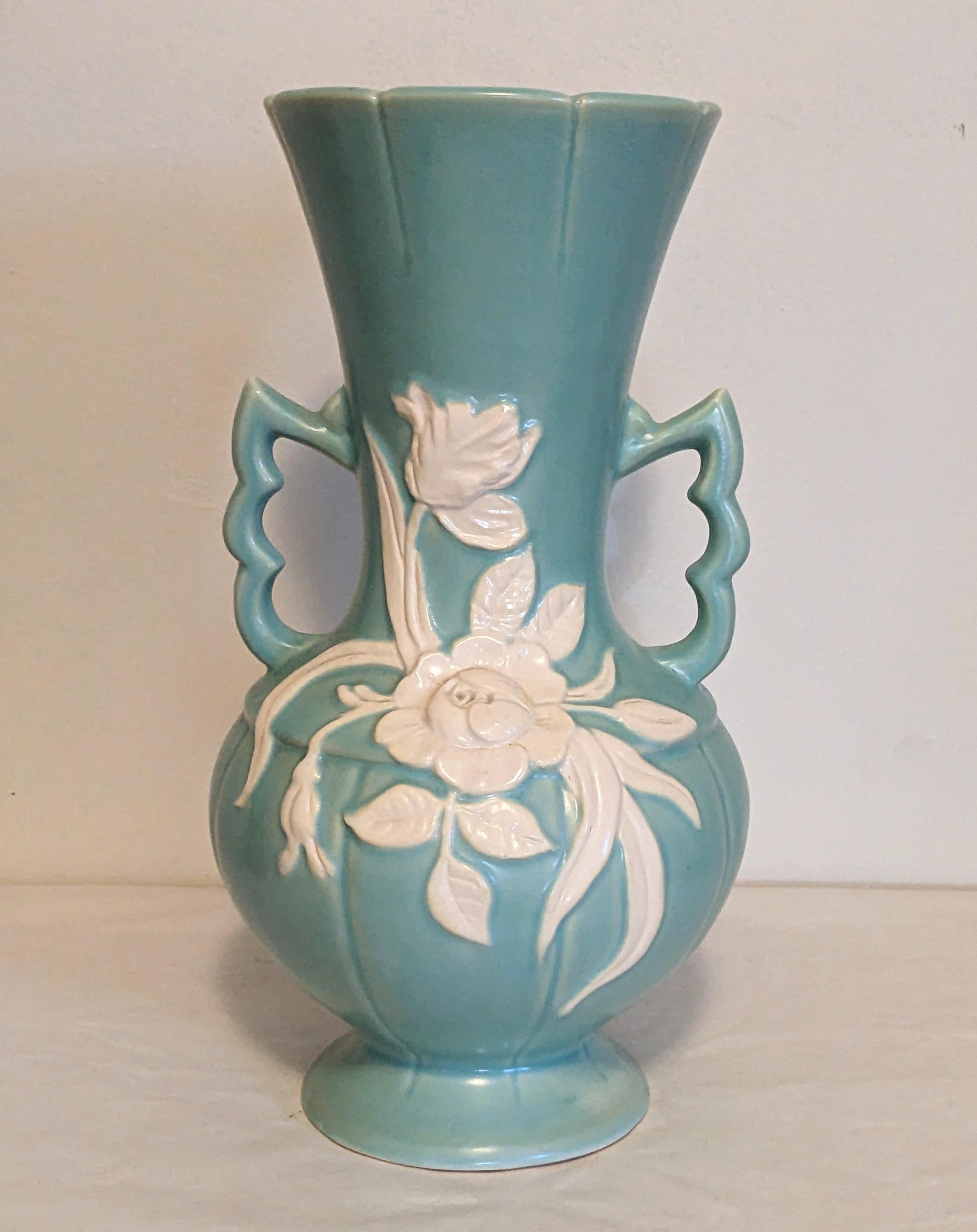 American Art Deco Weller Flower Vase For Sale