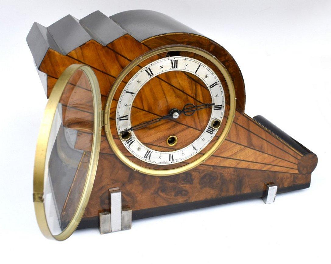 Art Deco Westminster Chime Mantle Clock, English, c1930 For Sale 2