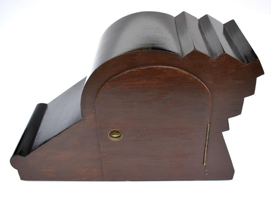 Art Deco Westminster Chime Mantle Clock, English, c1930 For Sale 3