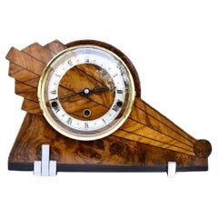 Art Deco Westminster Chime Mantle Clock, English, c1930