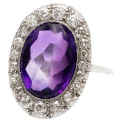 Art Deco WG Imprssive Amethyst Ring circa 1930.