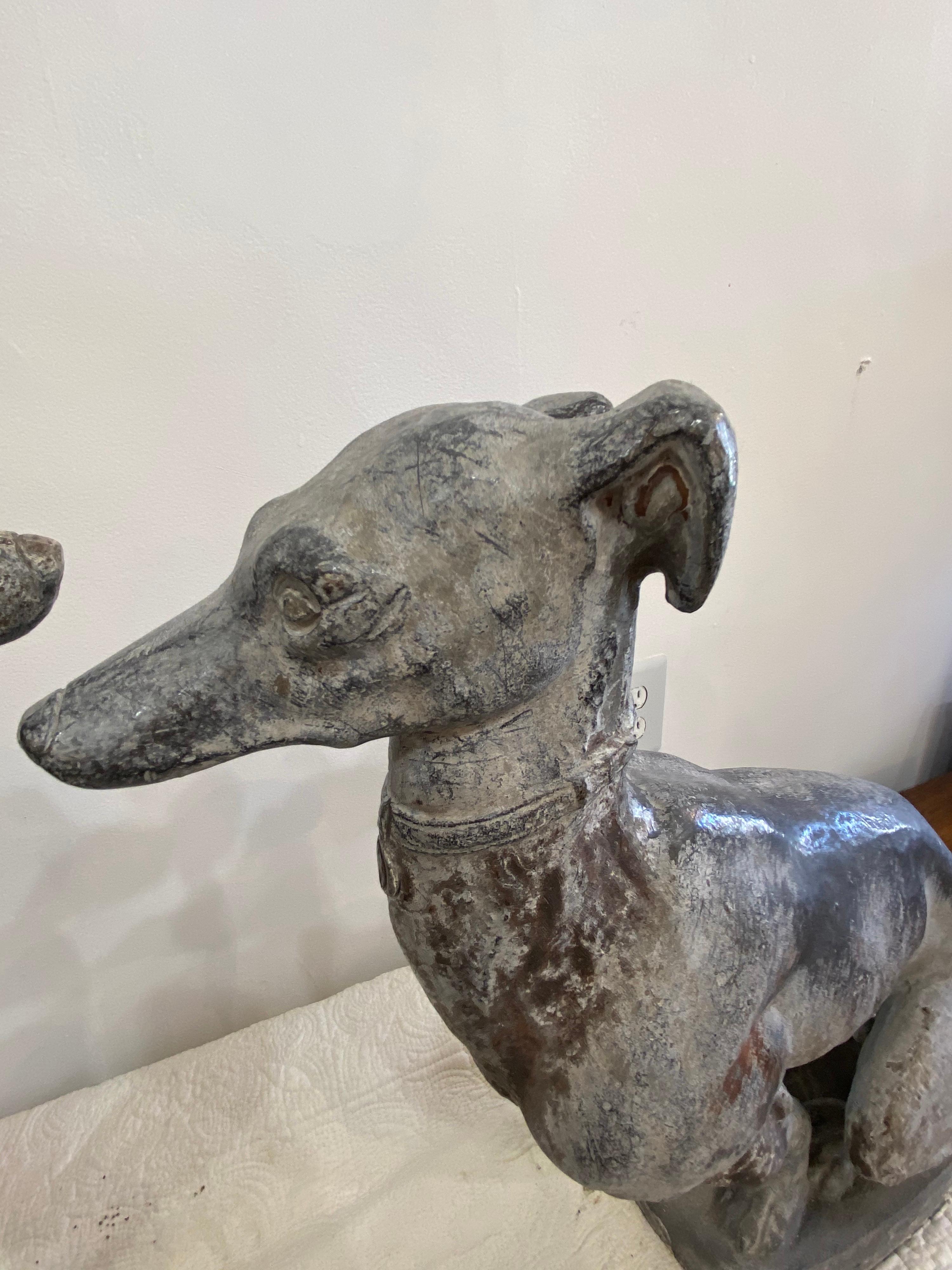 whippet statue
