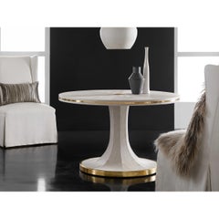 Art Deco White Center Table