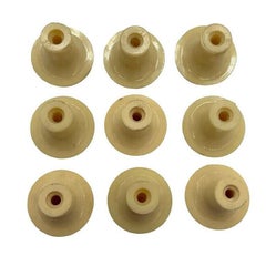 Art Deco White Ivory Bakelite Pull Drawer Pulls, Set of Nine