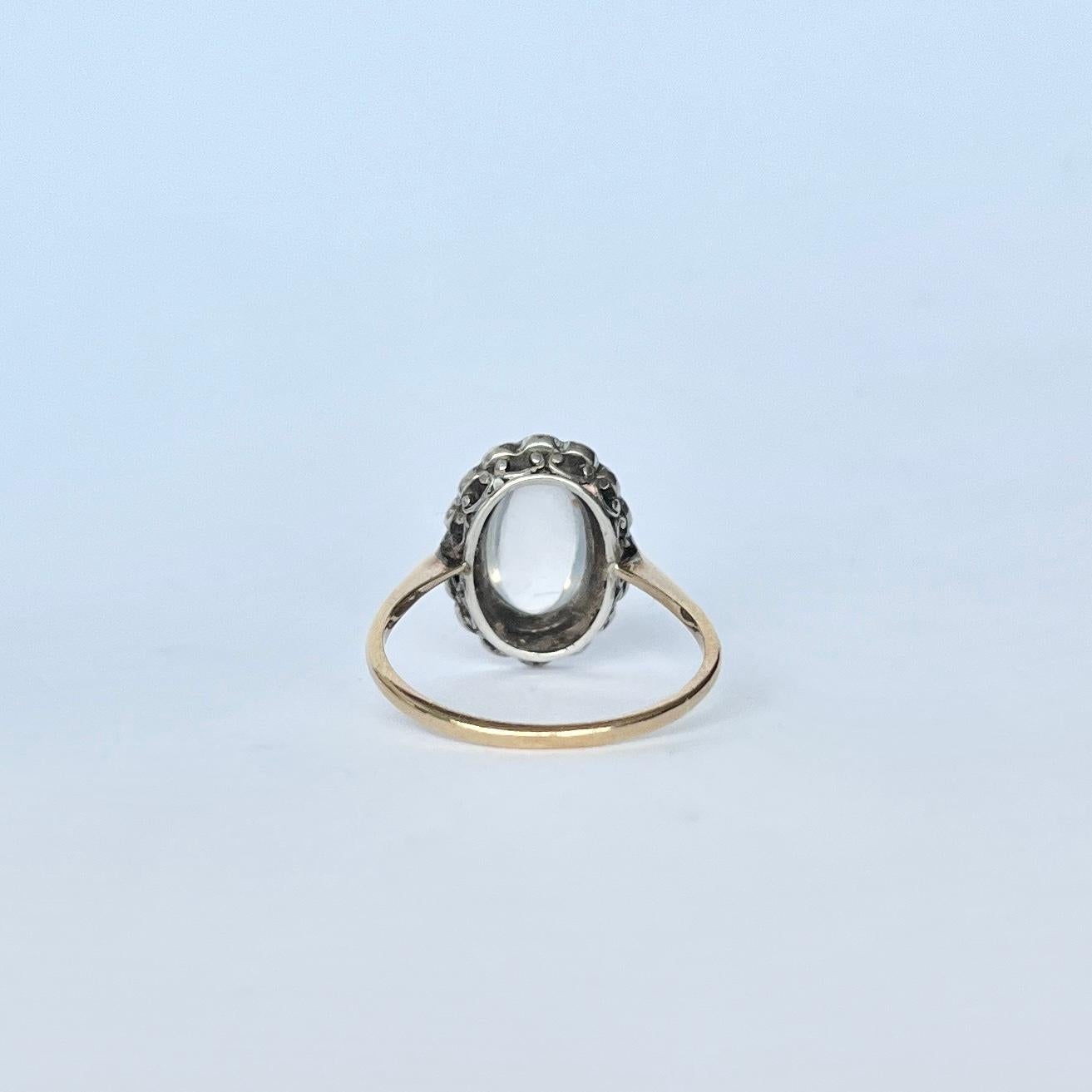 9 carat silver ring