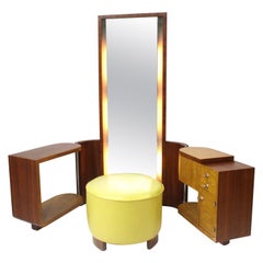 Art Deco Widdicomb Chicago Worlds Fair Beleuchteter Schminktisch
