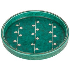 Art Deco Wilhelm Kåge Gustavsberg Argenta Lily of the Valley Dish