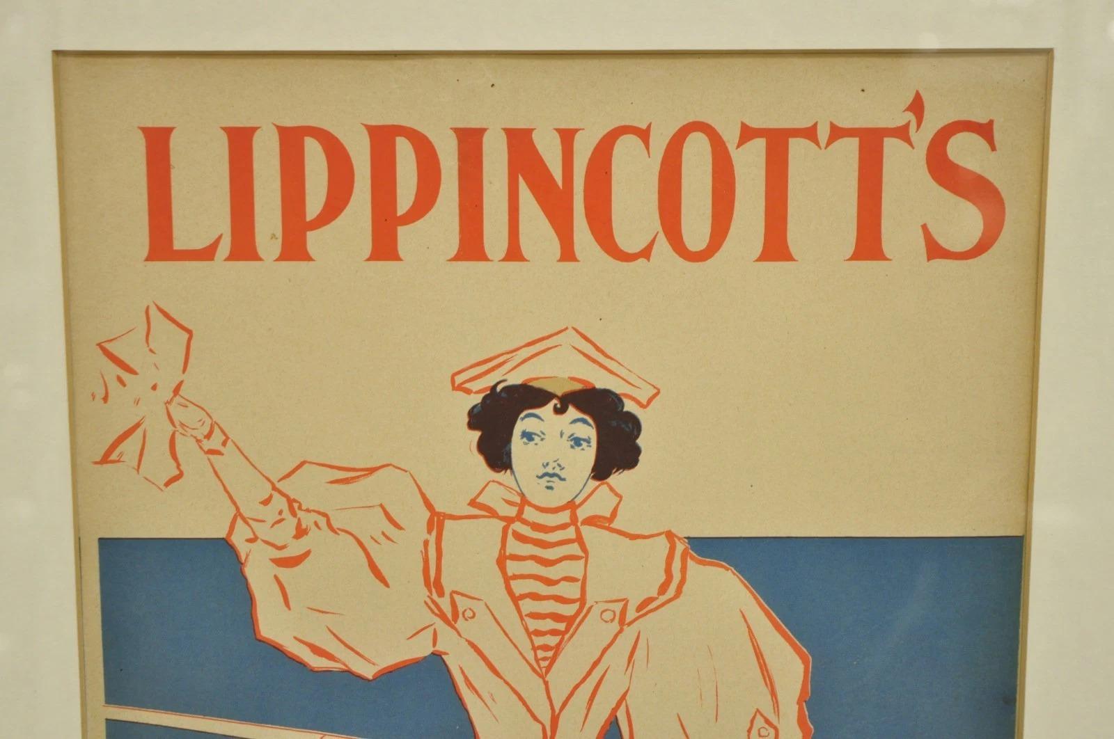 19th Century Art Deco Will Carqueville Lippincott's 