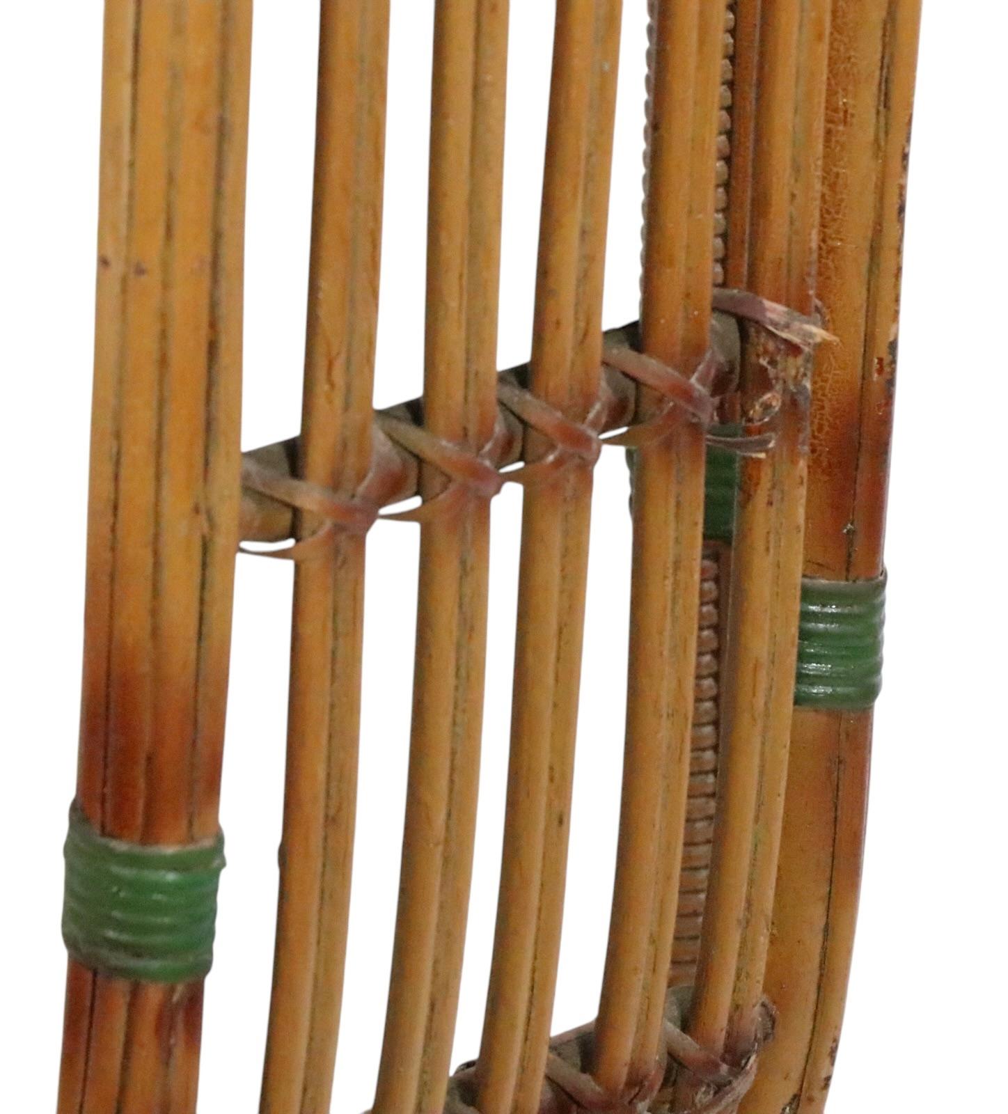Saule Console crayon en saule Art Déco par The Niagara Reedcraft Co. 1920/30s en vente