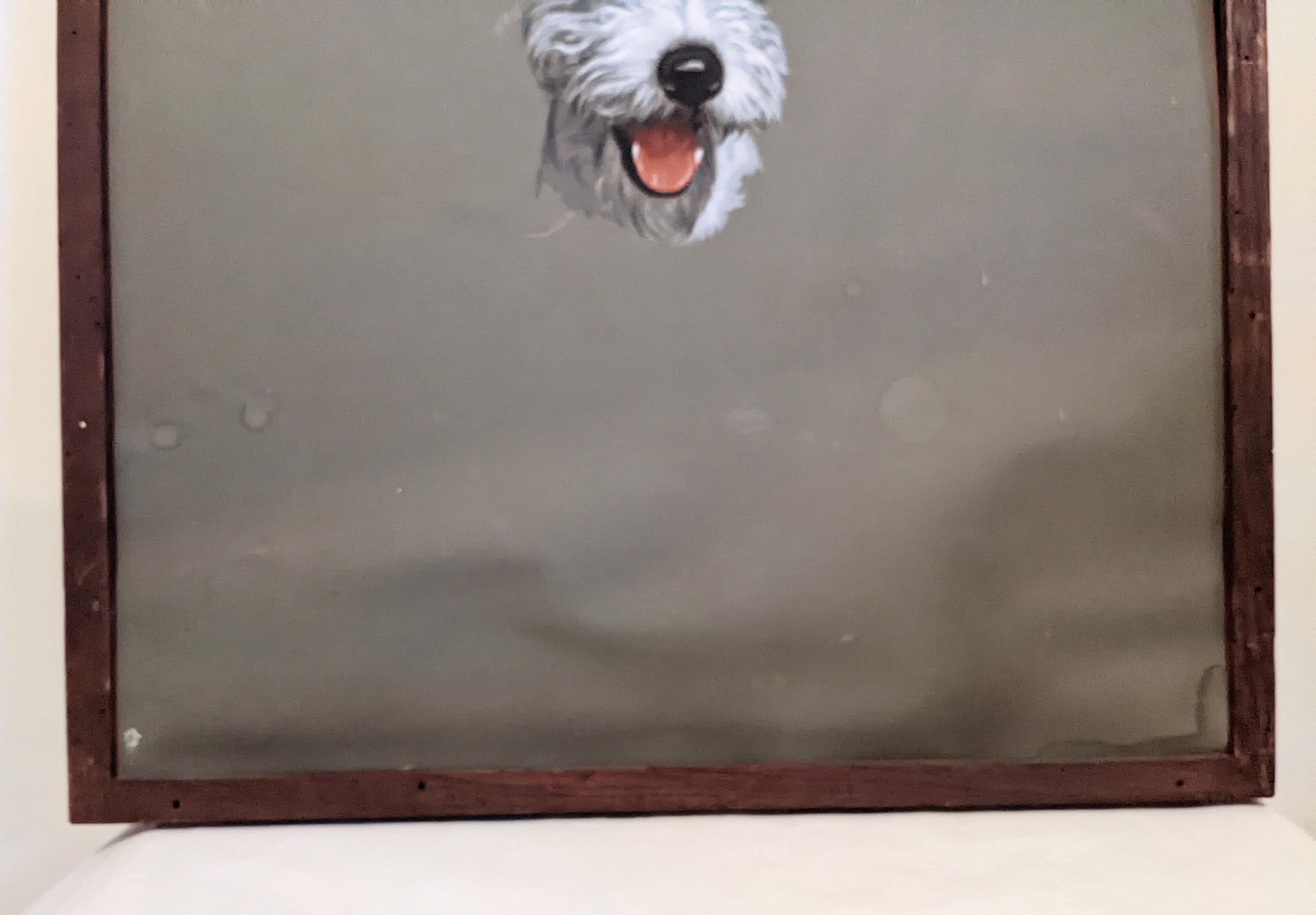 Art Deco Drahthaar-Terrier Illustration im Zustand „Gut“ im Angebot in Riverdale, NY