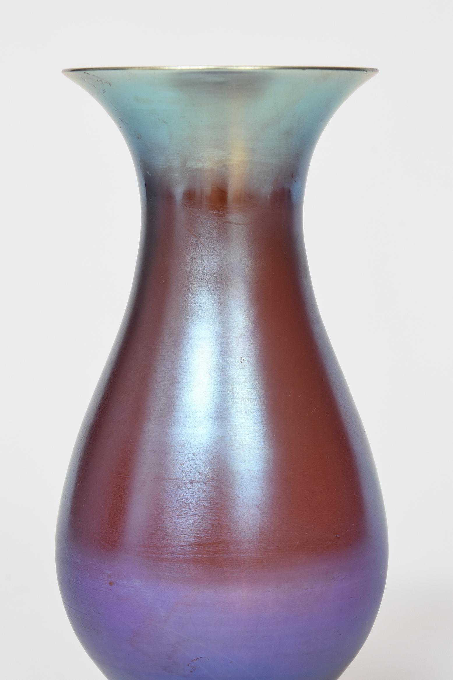Art Deco WMF Iridescent Myra Art Glass Vase 5