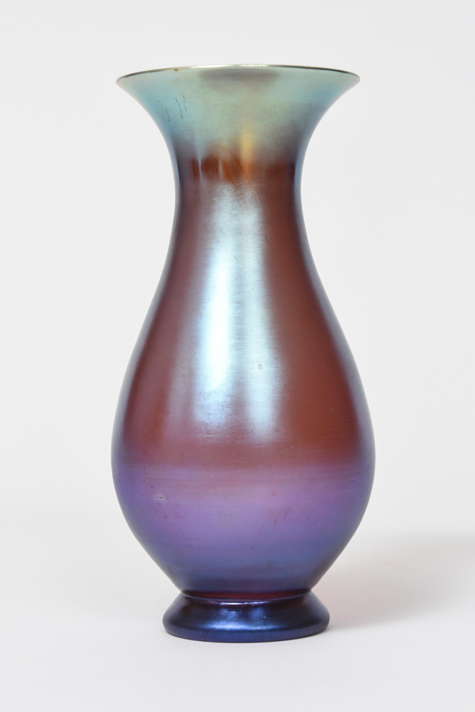 Art Deco WMF Iridescent Myra Art Glass Vase 6