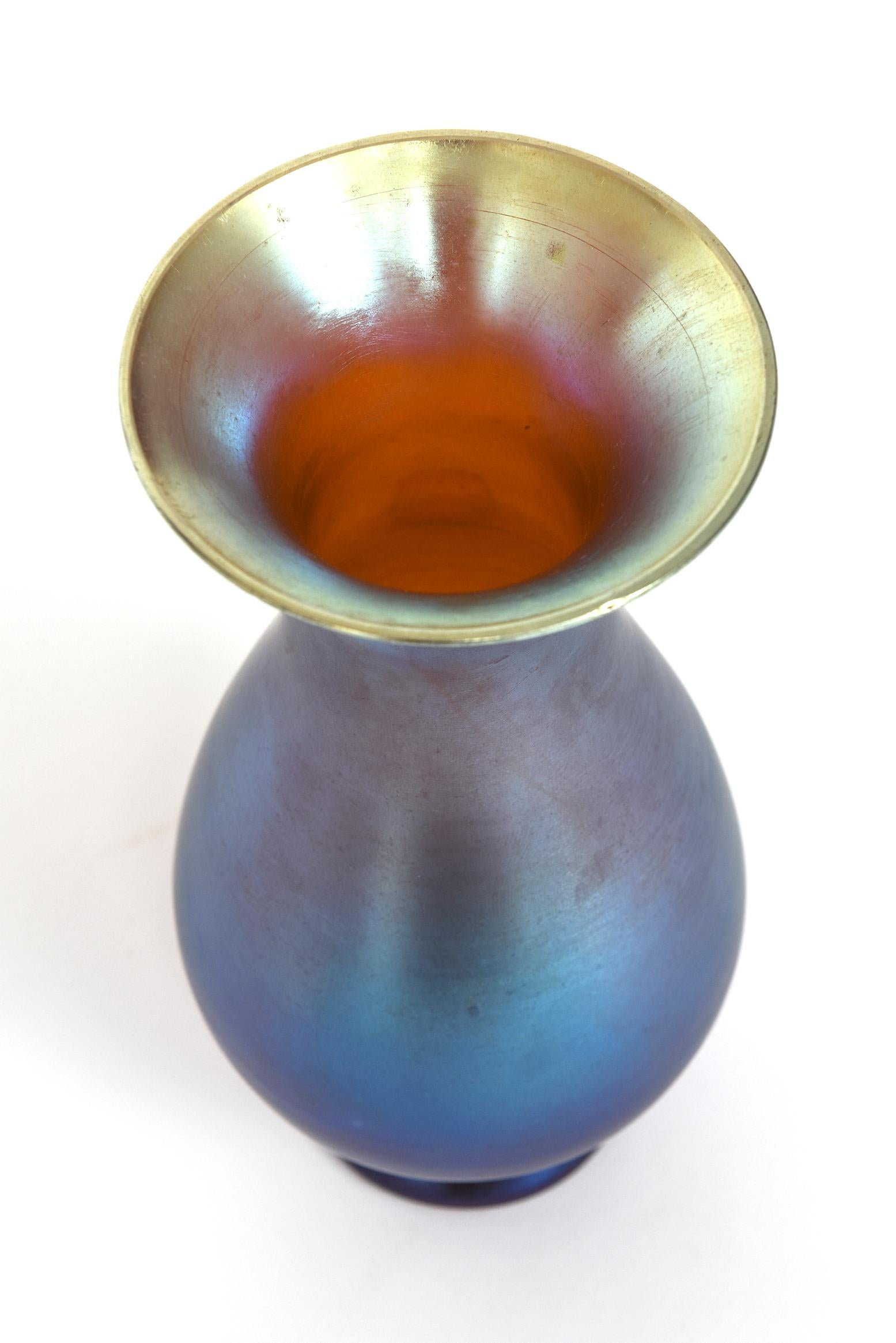 Art Deco WMF Iridescent Myra Art Glass Vase 3