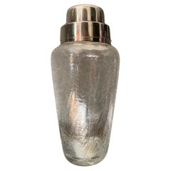 Art Deco WMF Silver-Plated and Glass Cocktail Shaker