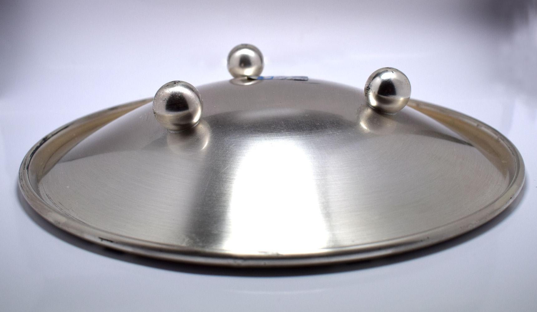 Art Deco Wmf Silver Plated Bowl For Sale 2