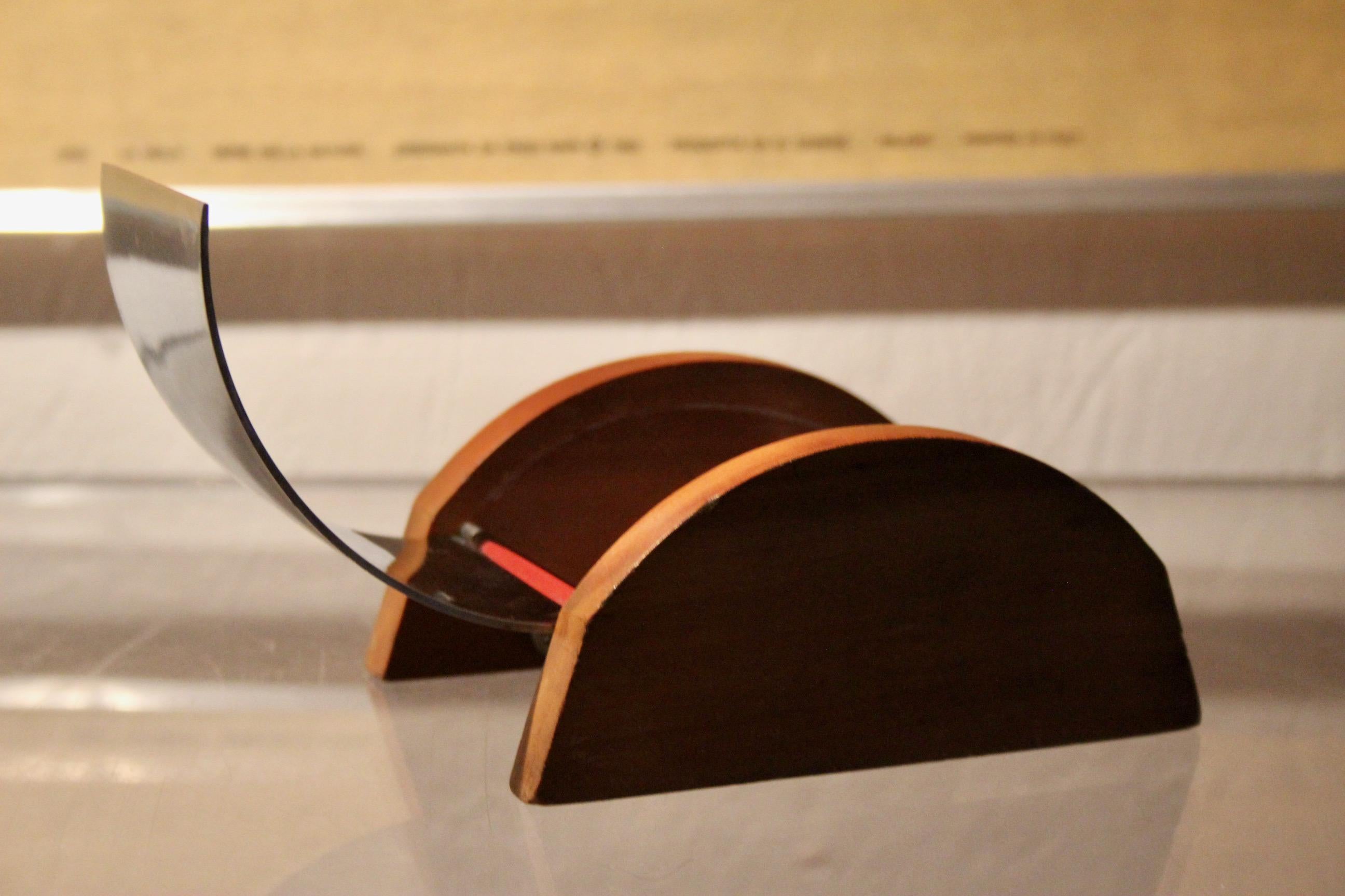 Art Deco Holz und Metall Schreibtisch Set im Angebot 7