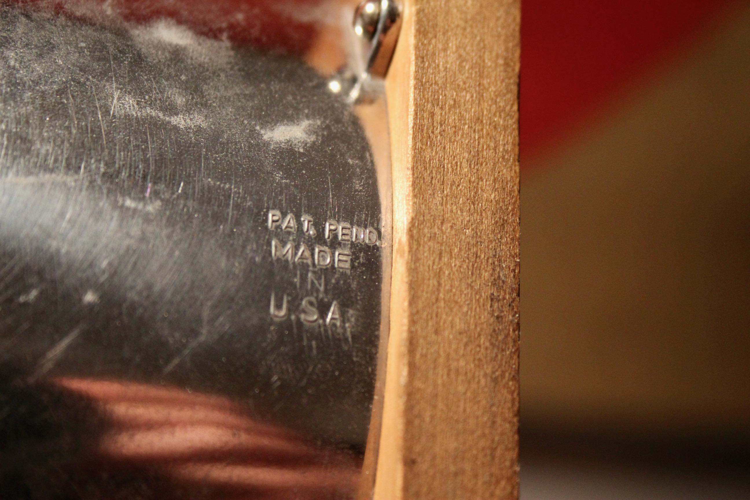 Art Deco Holz und Metall Schreibtisch Set (Mitte des 20. Jahrhunderts) im Angebot