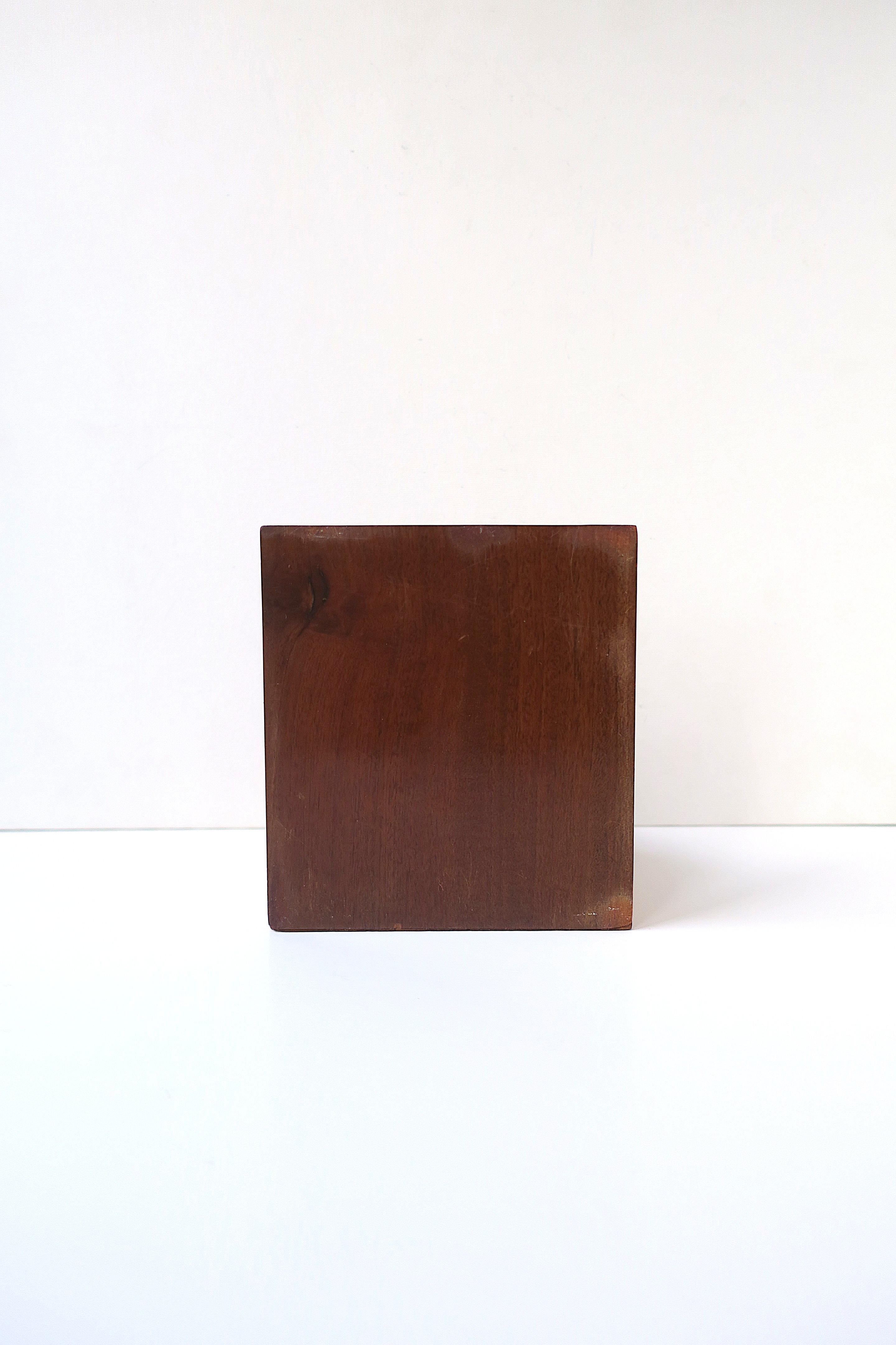 Art Deco Wood Buchstütze im Angebot 3